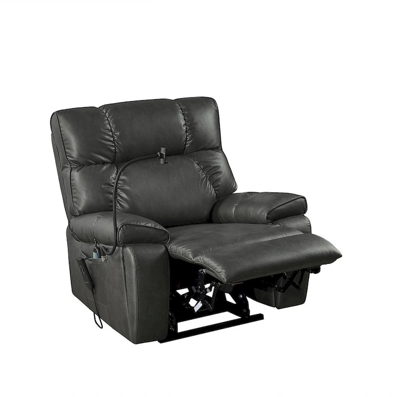 Electric Power Lift Recliner Chair with Massage Heat and Phone Holder