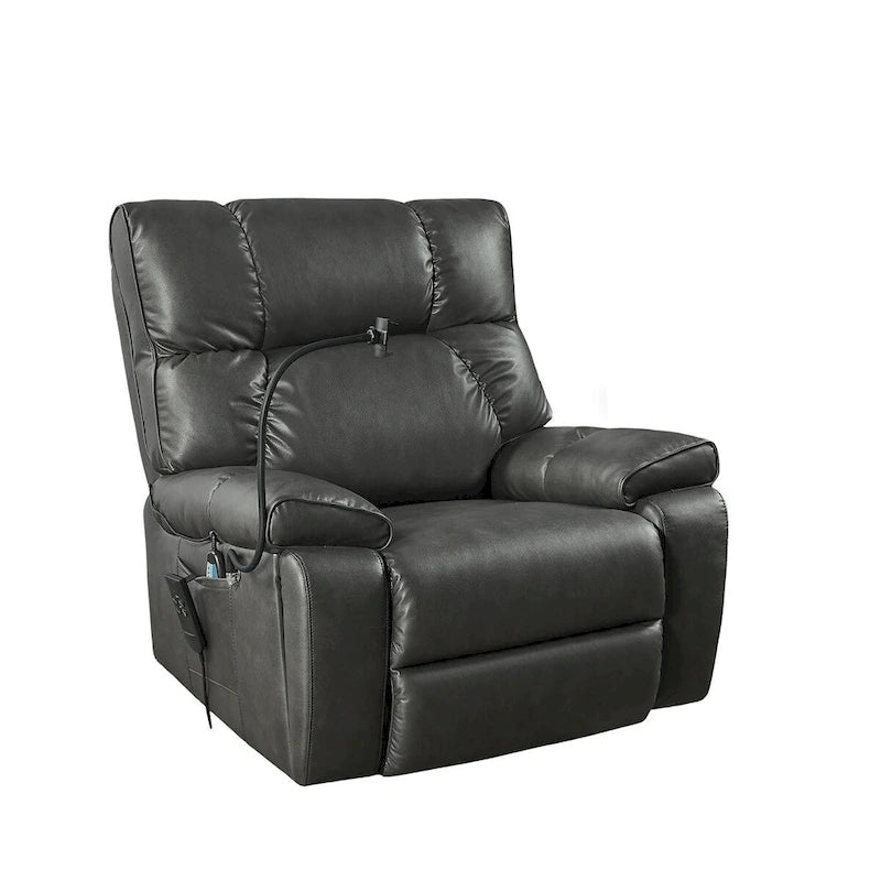 Electric Power Lift Recliner Chair with Massage Heat and Phone Holder
