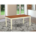 Extendable Rectangle Dining Table with Butterfly Leaf Multiple Finishes