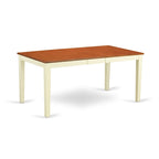 Extendable Rectangle Dining Table with Butterfly Leaf Multiple Finishes