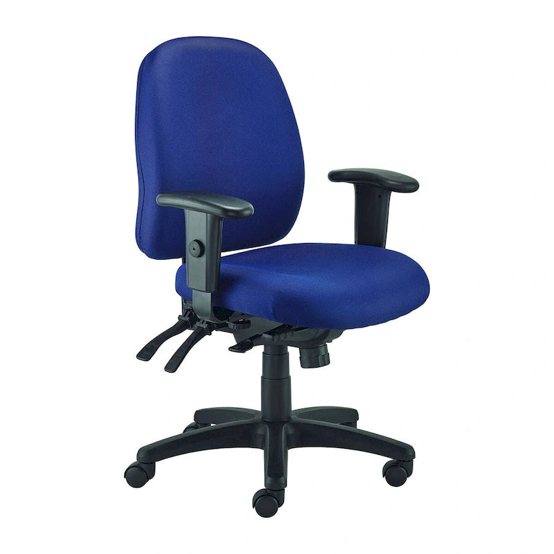 Multi-Function Ergonomic Swivel Task Chair with Adjustable Arms and Seat
