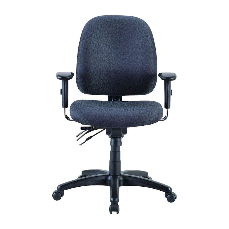 Multi-Function Ergonomic Swivel Task Chair with Adjustable Arms and Seat