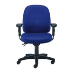 Multi-Function Ergonomic Swivel Task Chair with Adjustable Arms and Seat