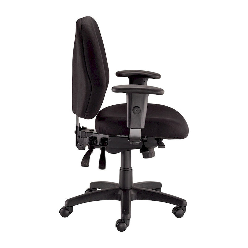 Multi-Function Ergonomic Swivel Task Chair with Adjustable Arms and Seat