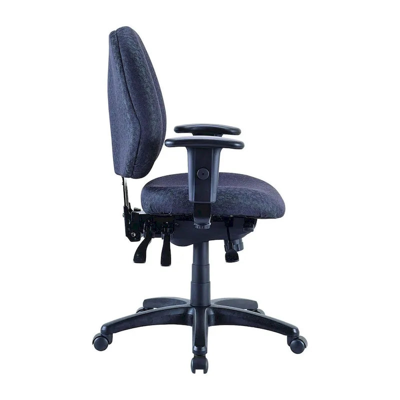 Multi-Function Ergonomic Swivel Task Chair with Adjustable Arms and Seat