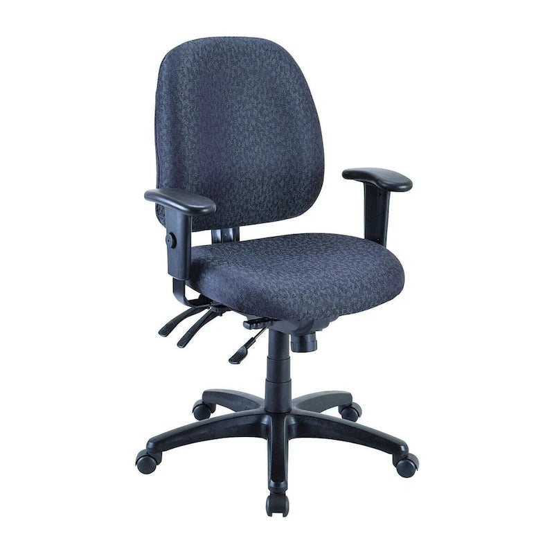 Multi-Function Ergonomic Swivel Task Chair with Adjustable Arms and Seat
