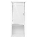 Farmhouse Freestanding Bathroom Linen Tower with Shelves and Drawer